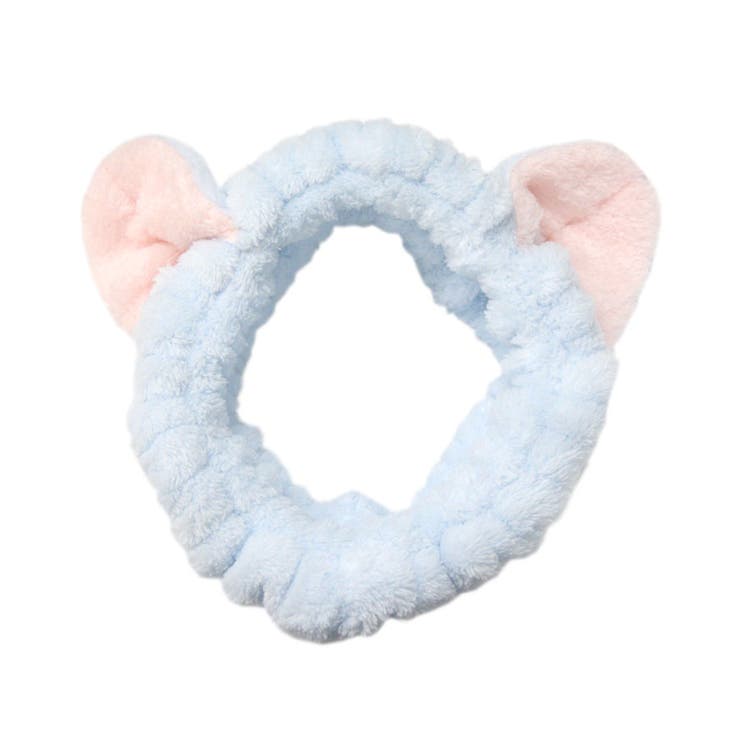 ５．ねこブルー | ヘアバンド 動物 洗顔 | terracotta