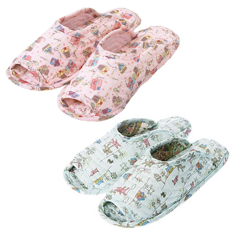 ２．イラスト系セット | 洗える スリッパ ルームシューズ | terracotta