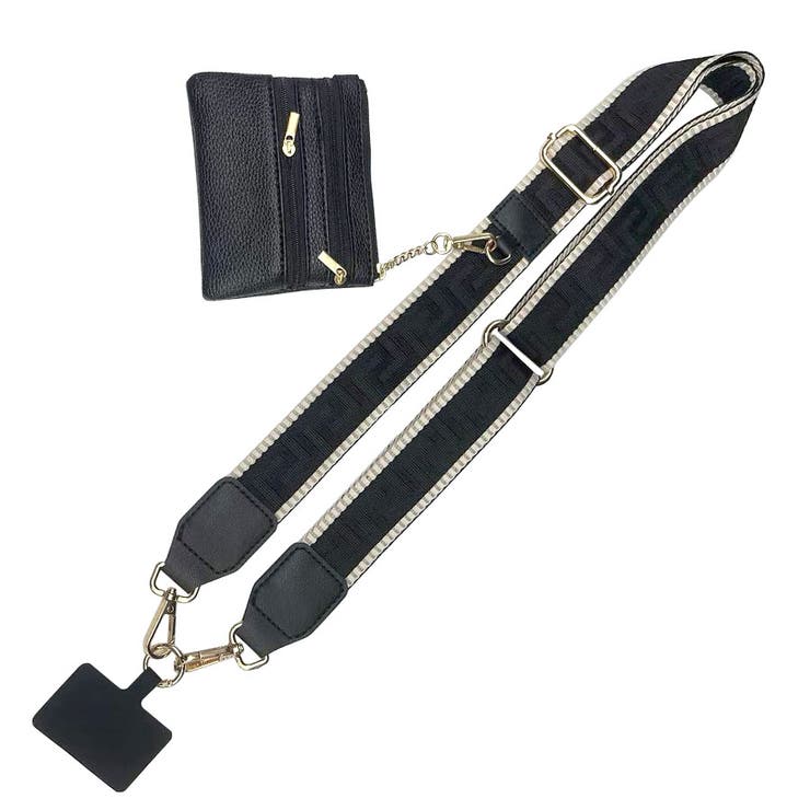 スマホショルダーストラップ ショルダーのみ ミニポーチ付き[品番