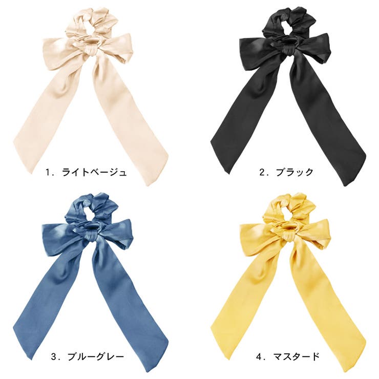 リボン シュシュ 春 | terracotta | 詳細画像2 