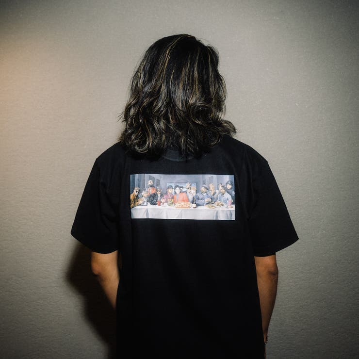 限定商品】最後の晩餐オマージュTシャツ SHOPLIST別注後ろプリントver 