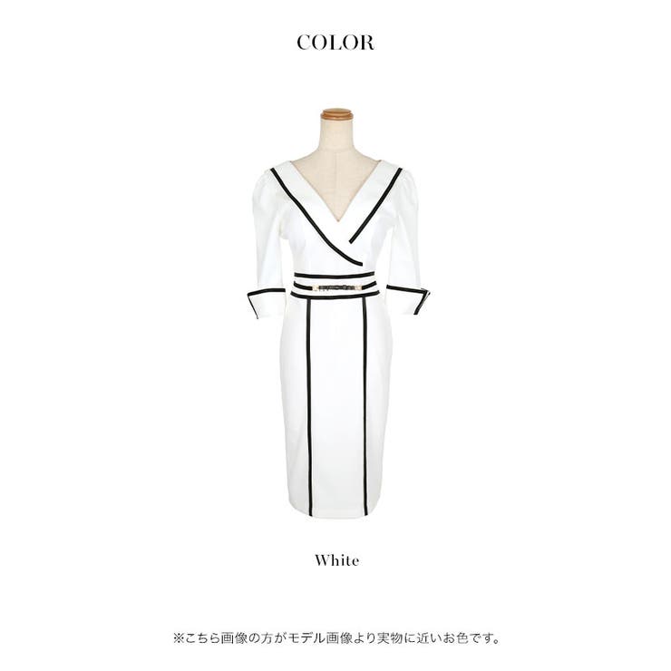 膝丈ドレス