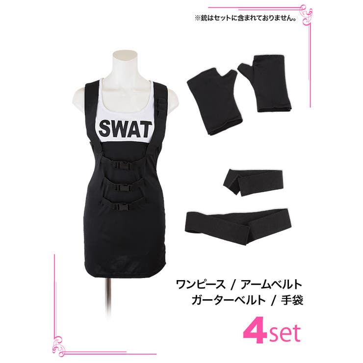 ボディコンワンピSWATコスチューム ハロウィンコスプレ アーミーコスプレ | Tika | 詳細画像6 