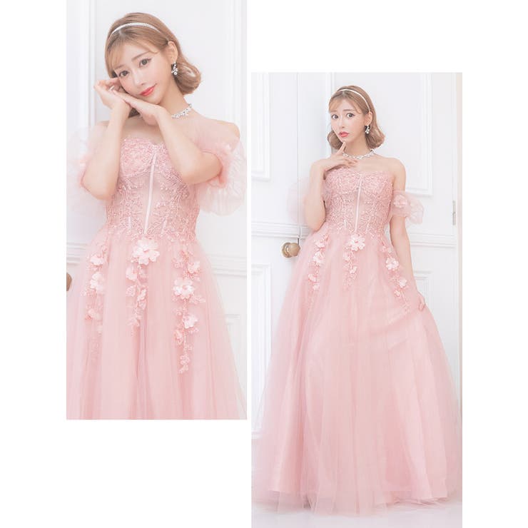 シースルーコルセット風トップス×シフォンスカートロングドレス キャバ シースルーコルセット風トップス×シフォンスカートロングドレス キャバ