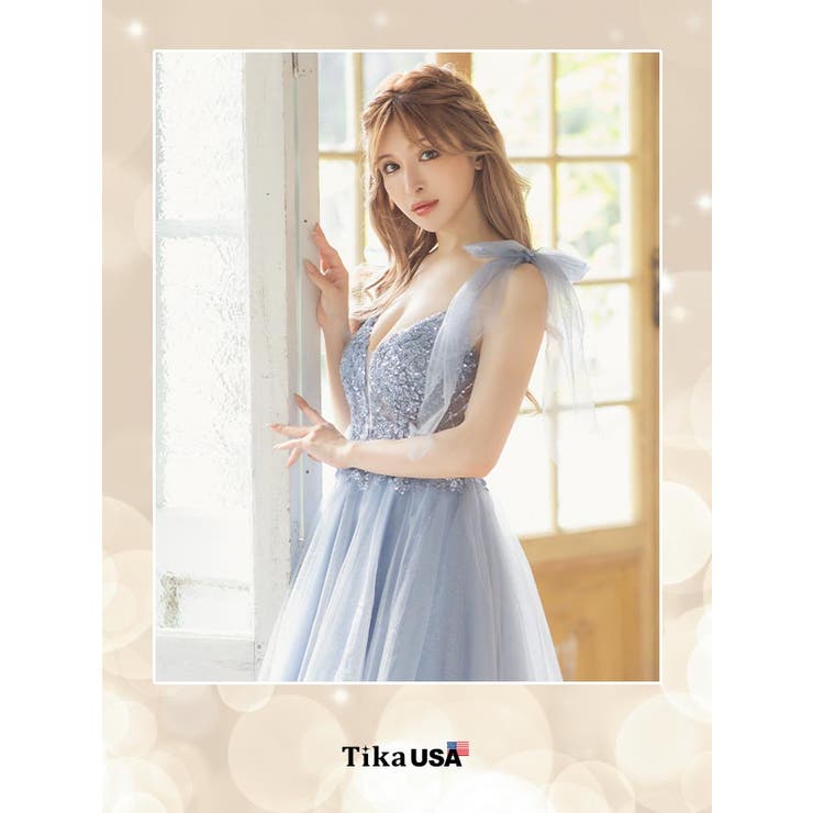 シースルー×バストカットトップスガーリーミニドレス フレアドレス キャバドレス[品番：XK000011679]｜Tika（ティカ ）のレディースファッション通販｜SHOPLIST（ショップリスト）
