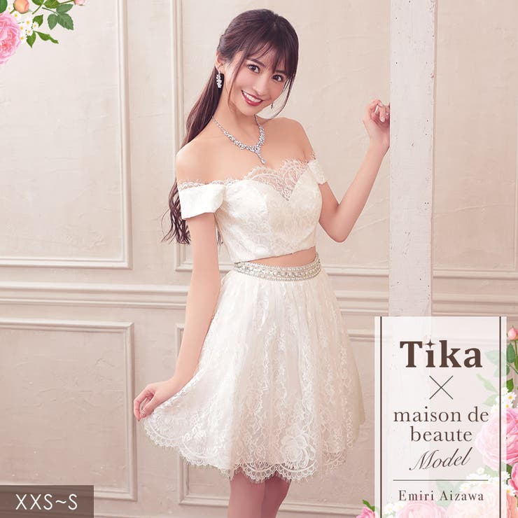 キャバドレス ミニドレス セットアップ[品番：XK000010894]｜Tika