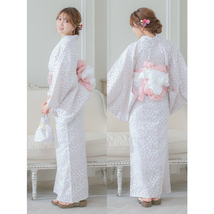 ロリータ浴衣セット 新品 浴衣ドレスM 投げかけ 浴衣ドレス160
