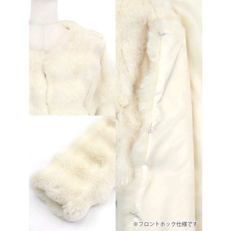 Tika フェイクファーボリュームボレロ キャバドレス小物 | Tika | 詳細画像8 