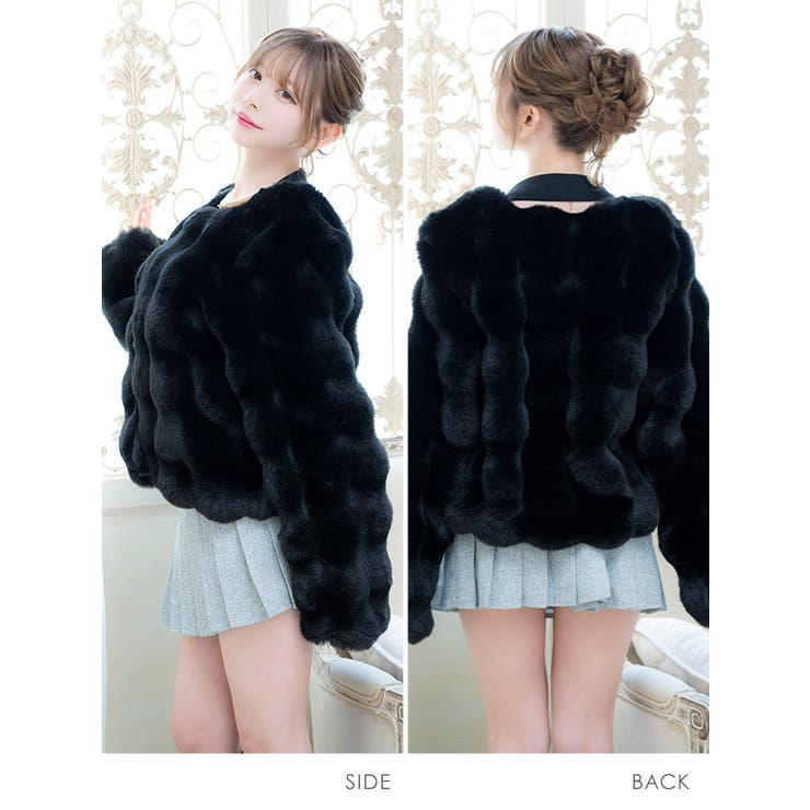 Tika フェイクファーボリュームボレロ キャバドレス小物 | Tika | 詳細画像3 