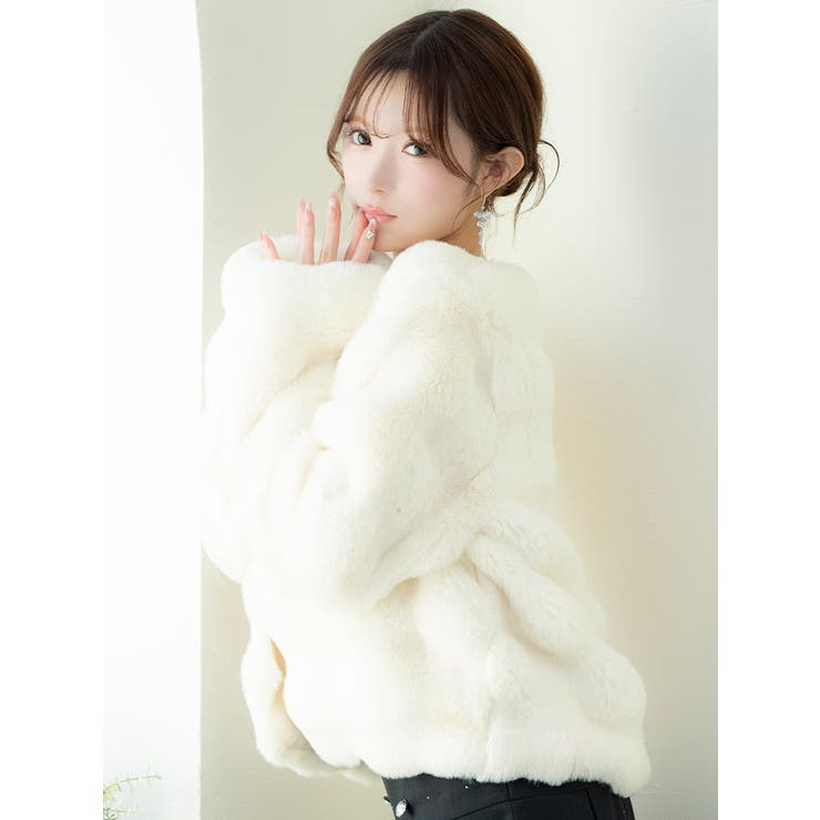 Tika フェイクファーボリュームボレロ キャバドレス小物 | Tika | 詳細画像4 