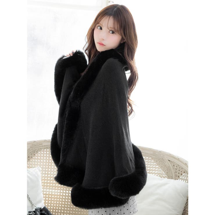 Tika フェイクファーボリュームショール キャバドレス小物 | Tika | 詳細画像7 