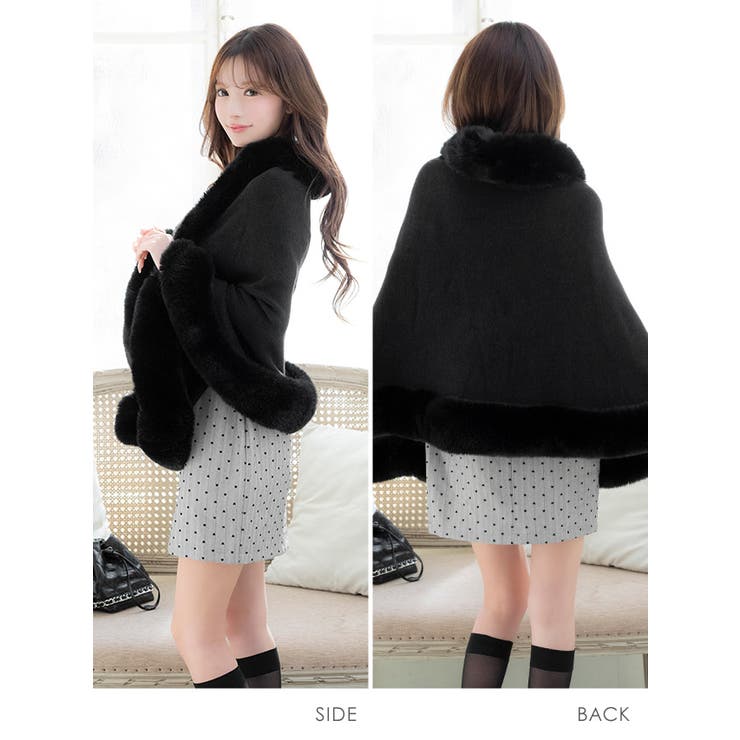 Tika フェイクファーボリュームショール キャバドレス小物 | Tika | 詳細画像9 