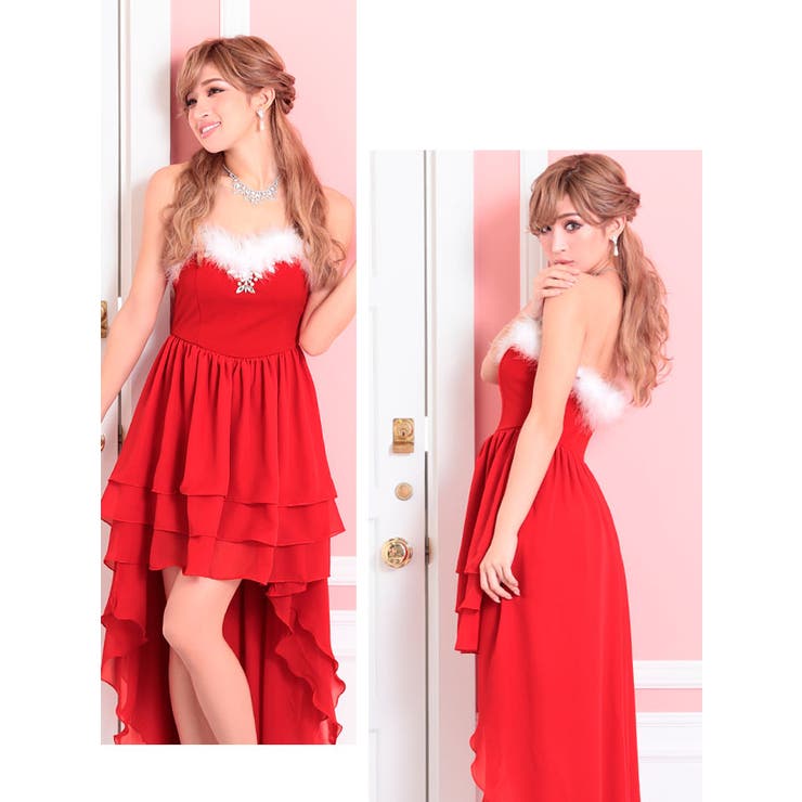 ラブソングレトロベルベットクリスマスドレス – Belchic