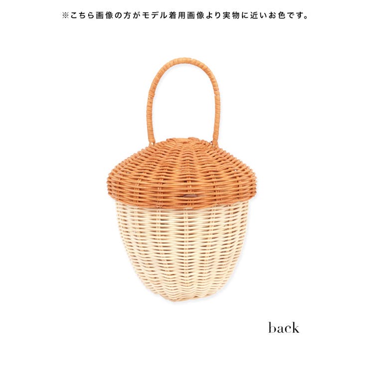 どんぐりモチーフミニかごバッグ 浴衣バッグ 浴衣小物 | Tika | 詳細画像5 