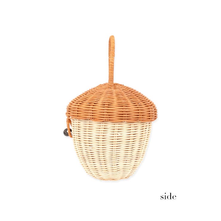 どんぐりモチーフミニかごバッグ 浴衣バッグ 浴衣小物 | Tika | 詳細画像4 