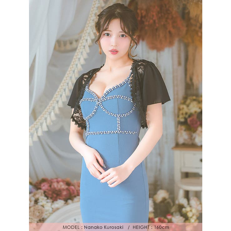 シアースリーブ×レースショートボレロ アウター ミニ丈ボレロ | Tika | 詳細画像6 