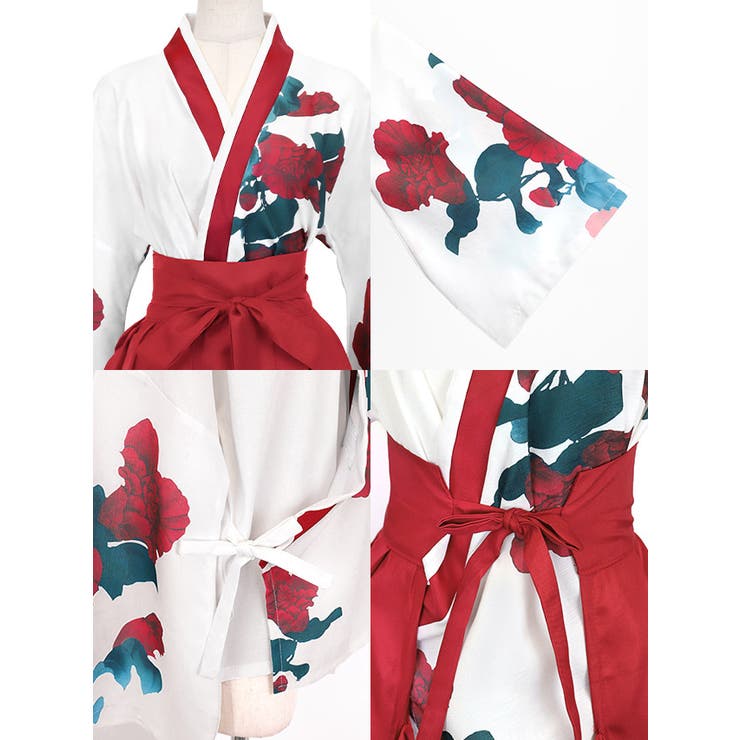 アンティーク 着物 レトロ 襦袢 コスプレ 楽天市場】襦袢 花魁（コスチューム一式｜コスプレ・変装・仮装