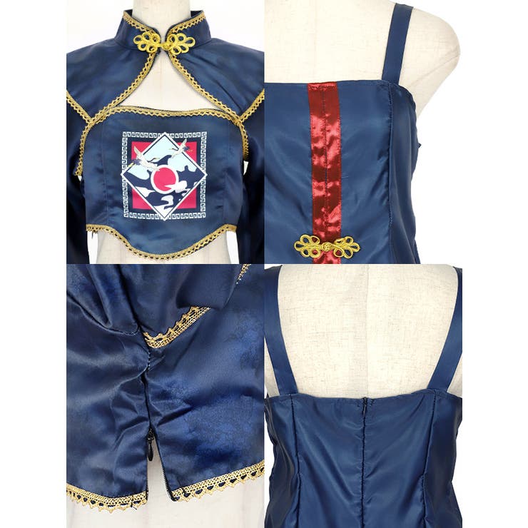 Aラインシルエットキョンシーコスチューム ハロウィンコスプレ ガーリーコスプレ | Tika | 詳細画像11 