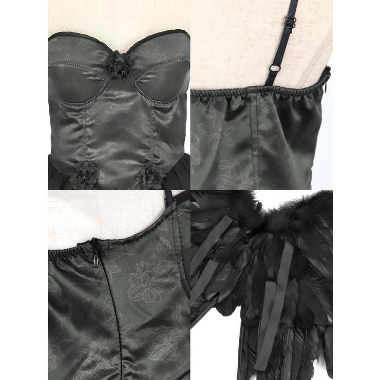 ボリュームスカートコルセット小悪魔コスチューム ハロウィンコスプレ ガーリーコス… | Tika | 詳細画像12 