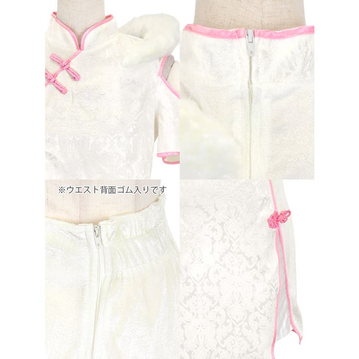 オープンショルダーウルフガールチャイナコスチューム ハロウィンコスプレ | Tika | 詳細画像14 