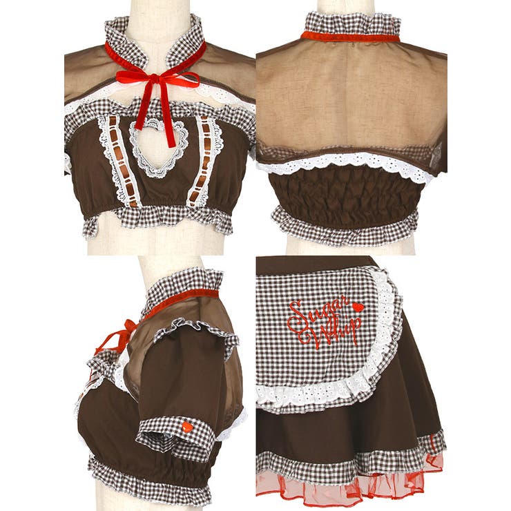 メルヘンバストカットセットアップメイド服コスチューム ハロウィンコスプレ セクシ… | Tika | 詳細画像9 