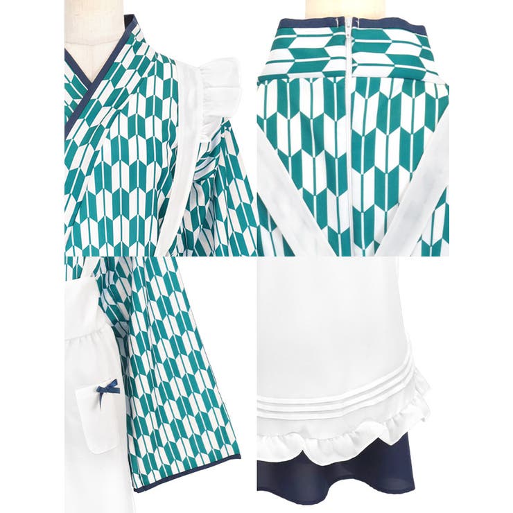 袴風ビッグリボンカチューシャドッグガール女中コスチューム ハロウィンコスプレ ガ… | Tika | 詳細画像9 