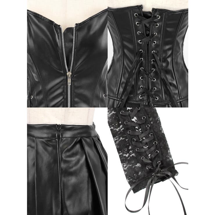 ボンテージレザーキャットガールコスチューム ハロウィンコスプレ