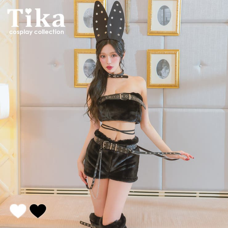 ふわもこ×ハードデザインセットアップバニーガールコスチューム