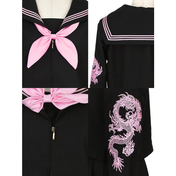 ミニスカスケバンセーラー服コスチューム ハロウィンコスプレ ガーリーコスプレ | Tika | 詳細画像14 