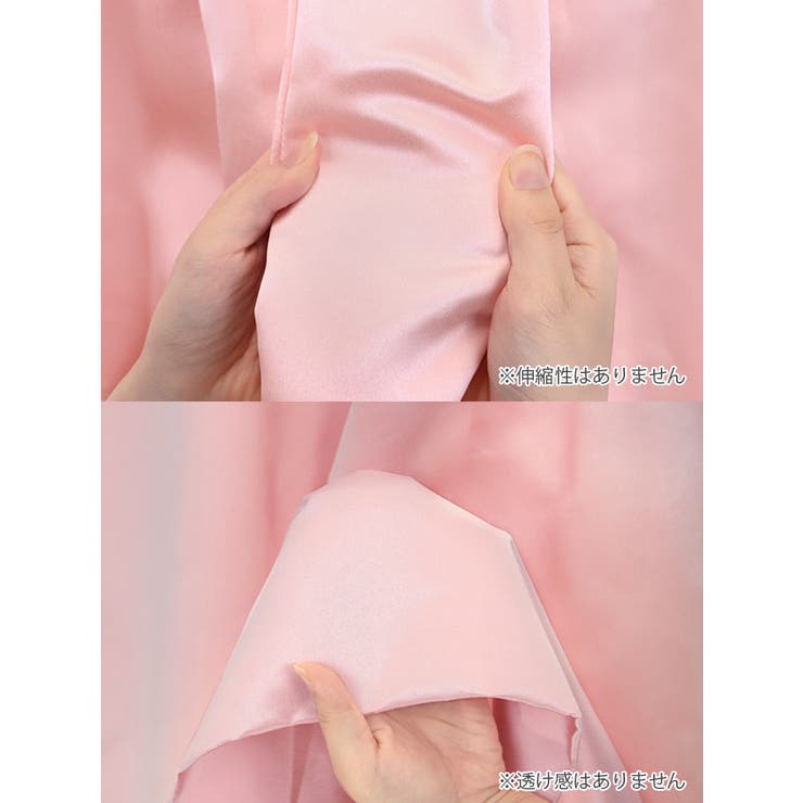 バックビッグリボンワンカラーベアロングテールドレス エレガントドレス ガーリード… | Tika | 詳細画像8 