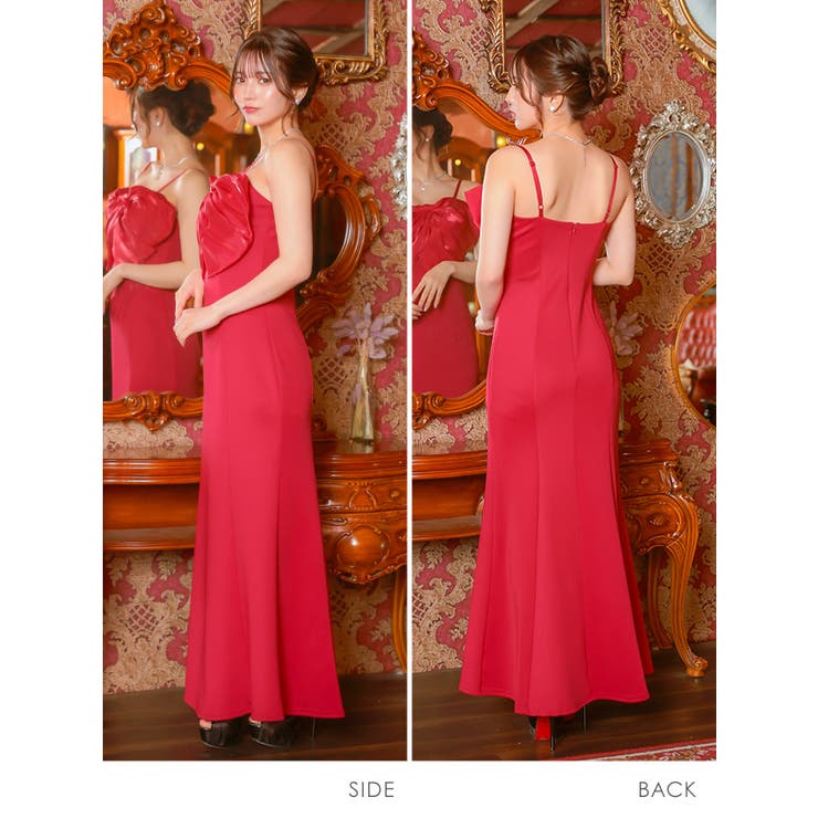 Tika バストビッグリボンタイトロングドレス セクシードレス | Tika | 詳細画像6 