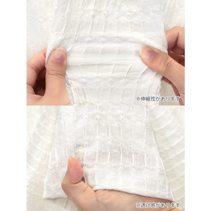 フェミニンレースシャーリングタイトミニドレス ガーリードレス 袖なし | Tika | 詳細画像13 