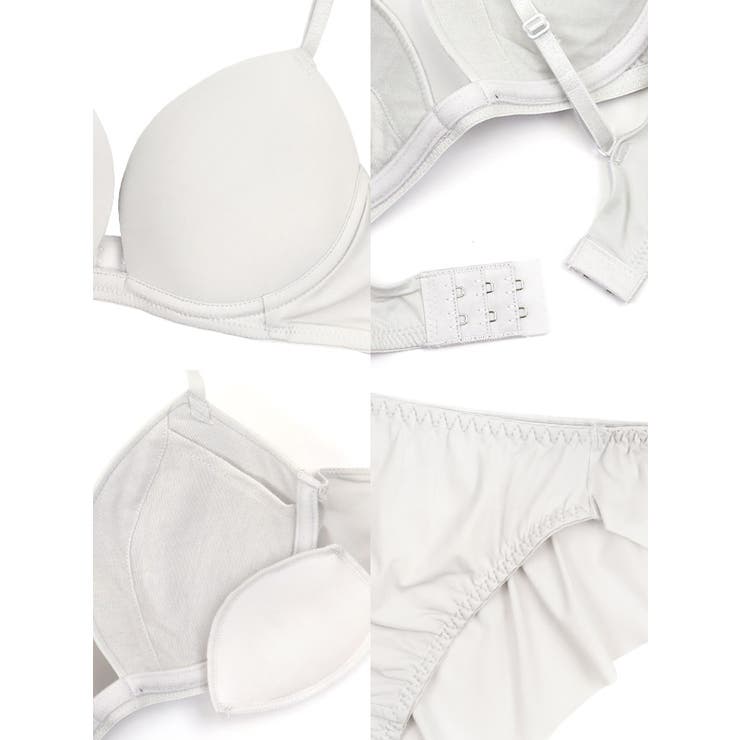 Tika シンプルシームレスブラ＆ショーツセット 勝負下着 | Tika | 詳細画像9 