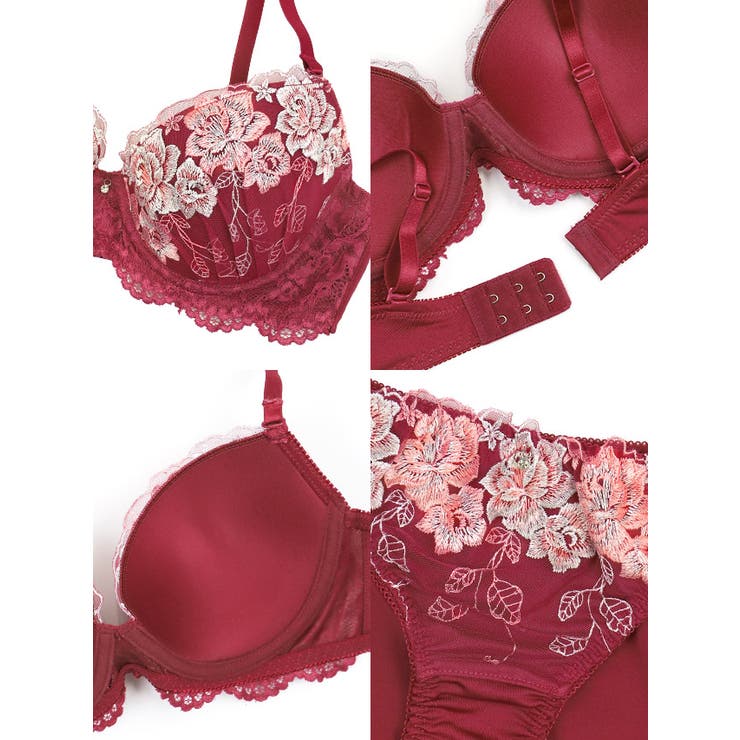 Tika ローズ刺繍モールドカップブラ＆ショーツ セット | Tika | 詳細画像10 