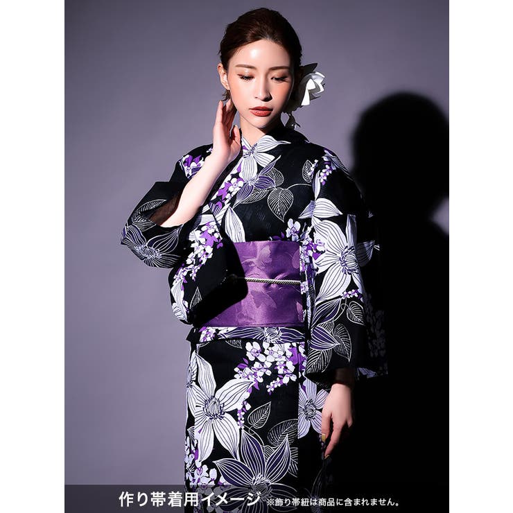 浴衣 粋浴衣 兵児帯[品番：XK000011285]｜Tika（ティカ）の