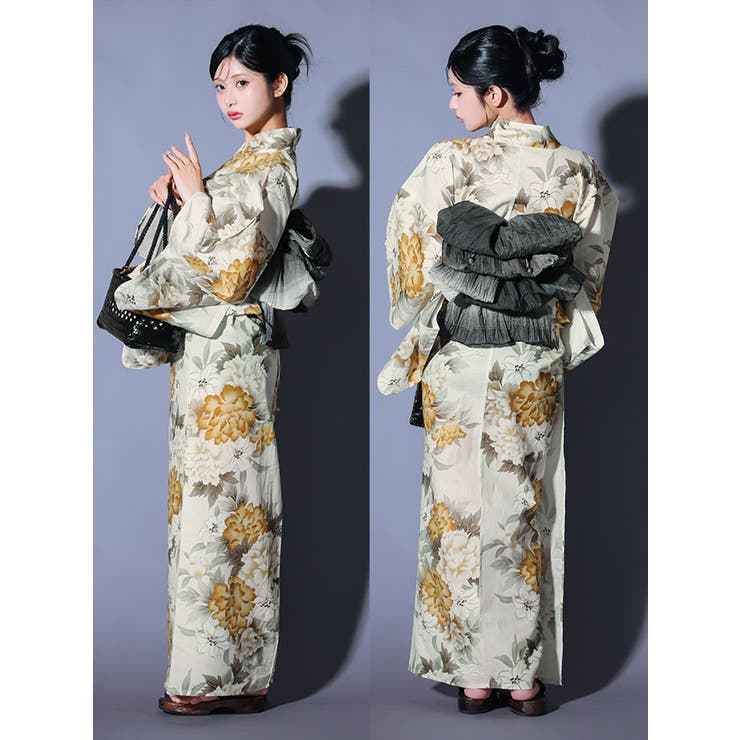 Tika 艶やか大輪牡丹兵児帯浴衣2点セット 浴衣 | Tika | 詳細画像8 