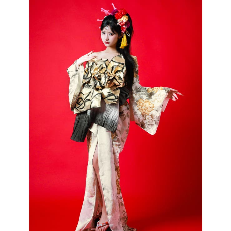 Tika 花魁浴衣 浴衣セット[品番：SUSL0005015]｜Tika（ティカ