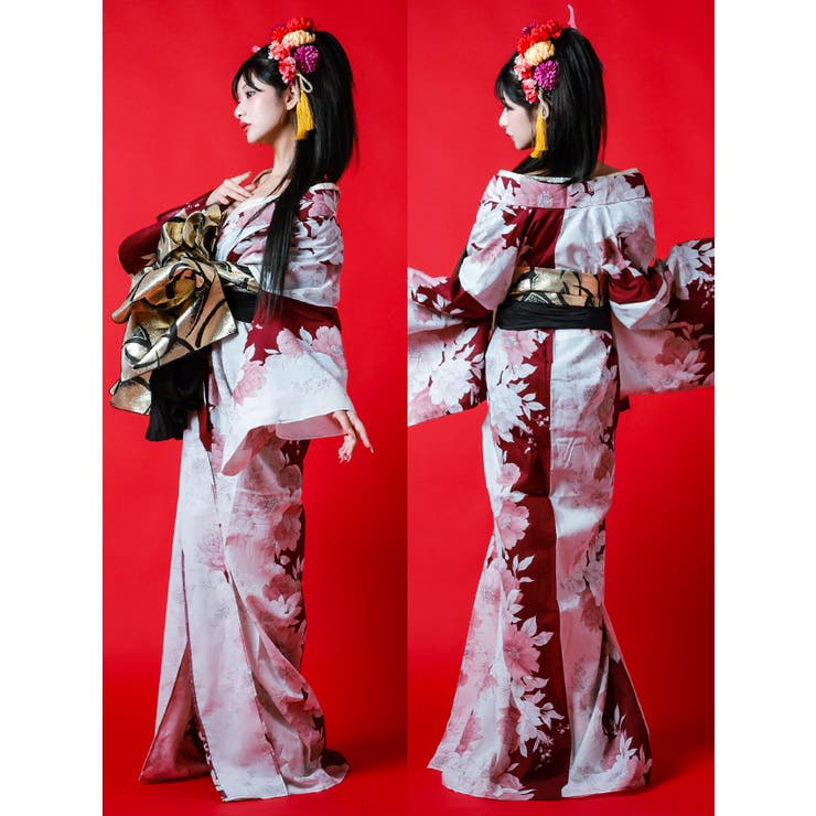 Tika 花魁浴衣 浴衣セット[品番：SUSL0005018]｜Tika（ティカ