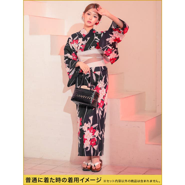 Tika 花魁浴衣 浴衣セット[品番：SUSL0004997]｜Tika（ティカ