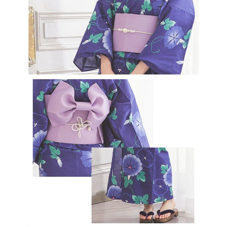 tika 浴衣 Tika 涼やかな夜風に揺れる菖蒲浴衣2点セット 浴衣[品番：XK000013442