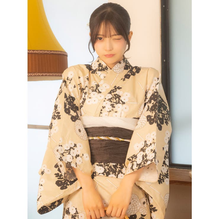 Tika 菊花大正ロマンレトロ浴衣2点セット 浴衣 | Tika | 詳細画像3 