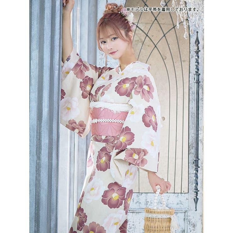 Tika 艶めき大輪椿浴衣2点セット 浴衣 | Tika | 詳細画像3 