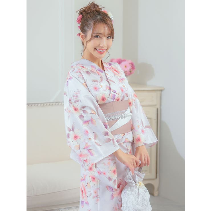 Tika フェミニンニュアンスフラワー模様浴衣2点セット 浴衣 | Tika | 詳細画像5 
