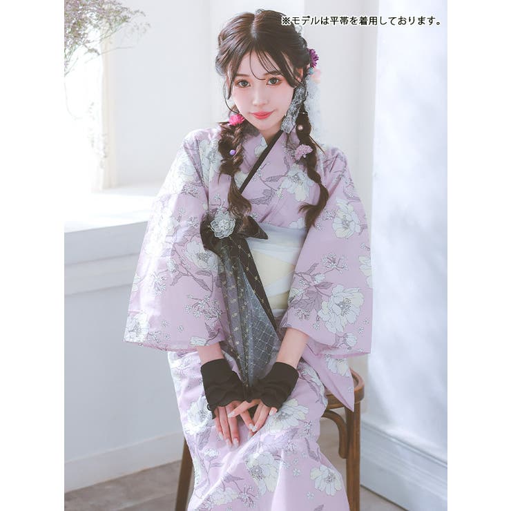 Tika ニュアンスピンク×大花模様浴衣2点セット 浴衣 | Tika | 詳細画像4 
