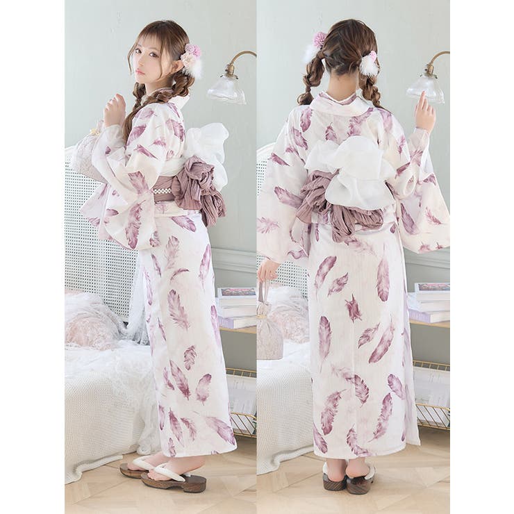 新品 ディズニー 浴衣 美女と野獣 ゆかた 5点セット ベル