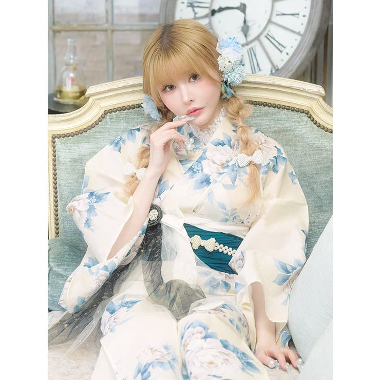 Tika アンティーク牡丹柄浴衣2点セット 浴衣 | Tika | 詳細画像6 