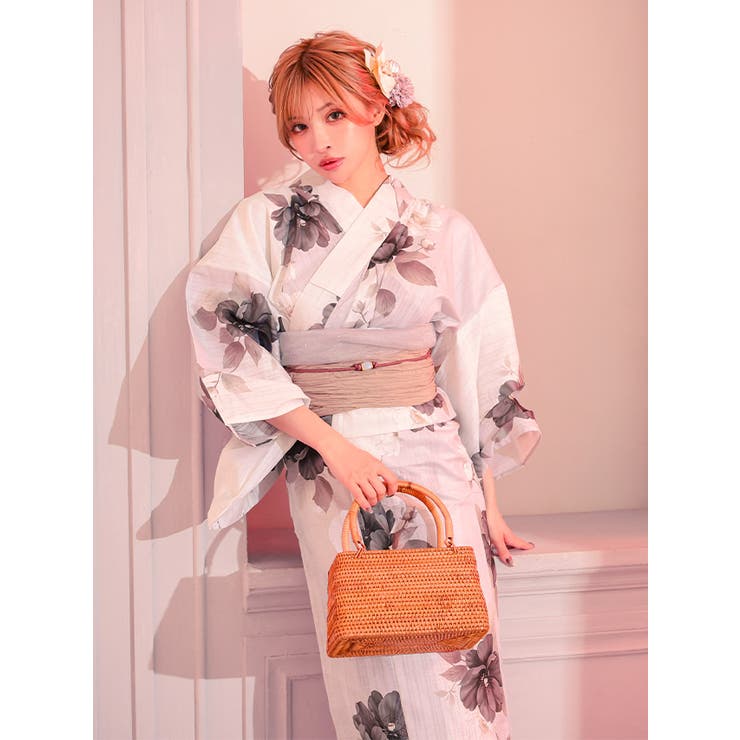 Tika モノトーン牡丹浴衣2点セット 浴衣 | Tika | 詳細画像3 