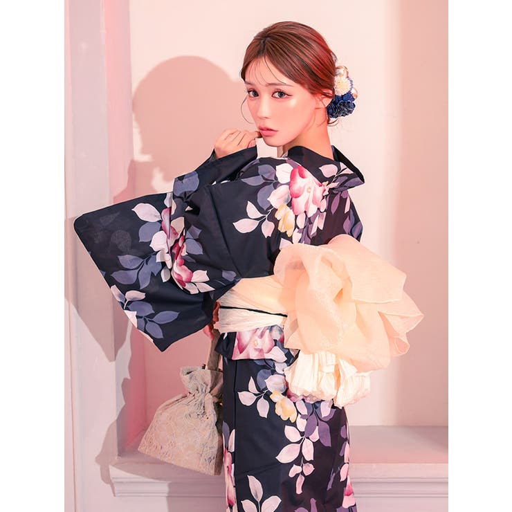 Tika 艶やか椿浴衣2点セット 浴衣 | Tika | 詳細画像2 