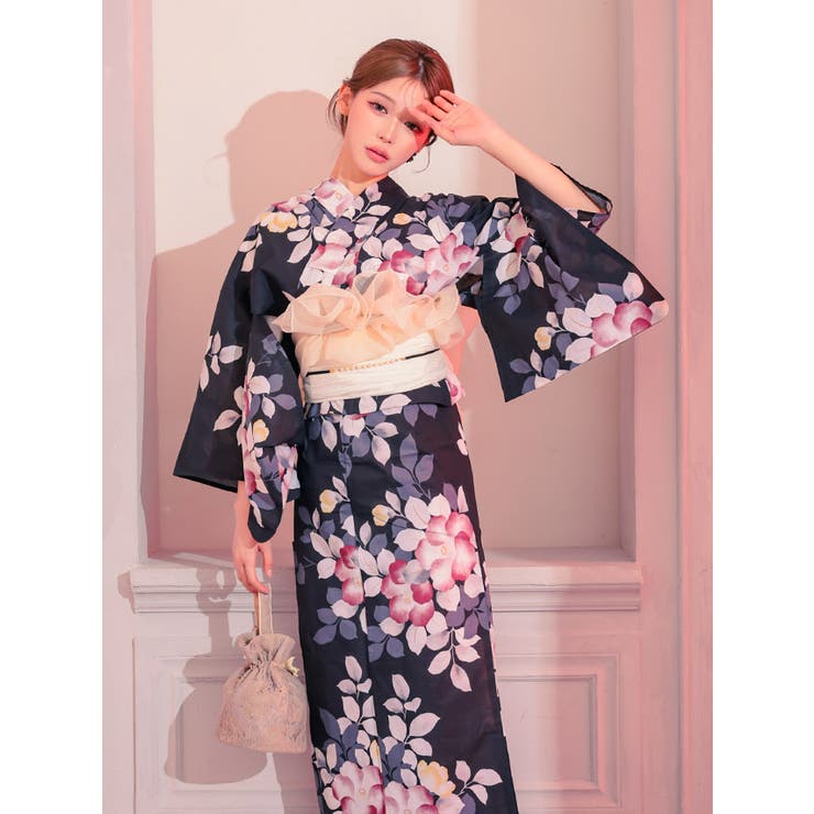 Tika 艶やか椿浴衣2点セット 浴衣 | Tika | 詳細画像3 