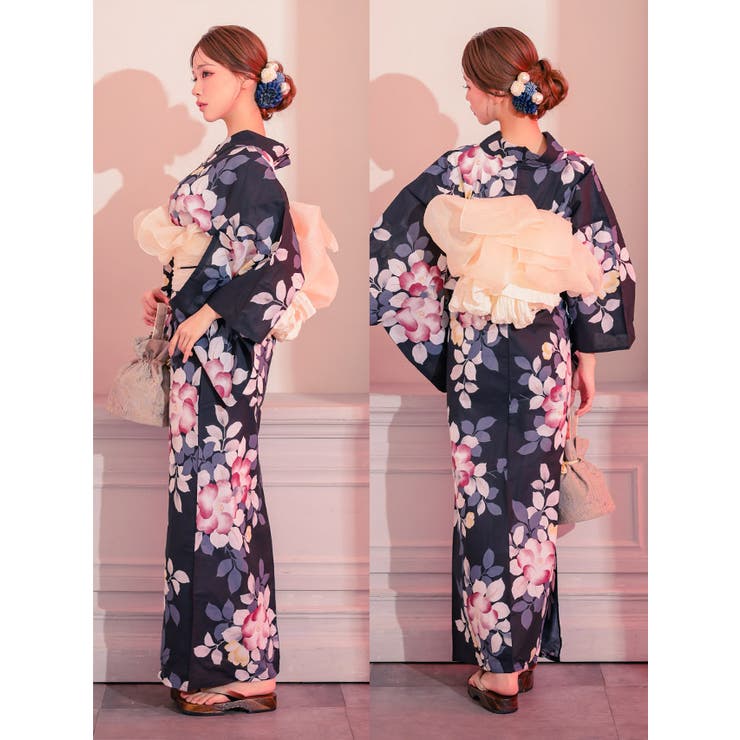 Tika 艶やか椿浴衣2点セット 浴衣 | Tika | 詳細画像8 
